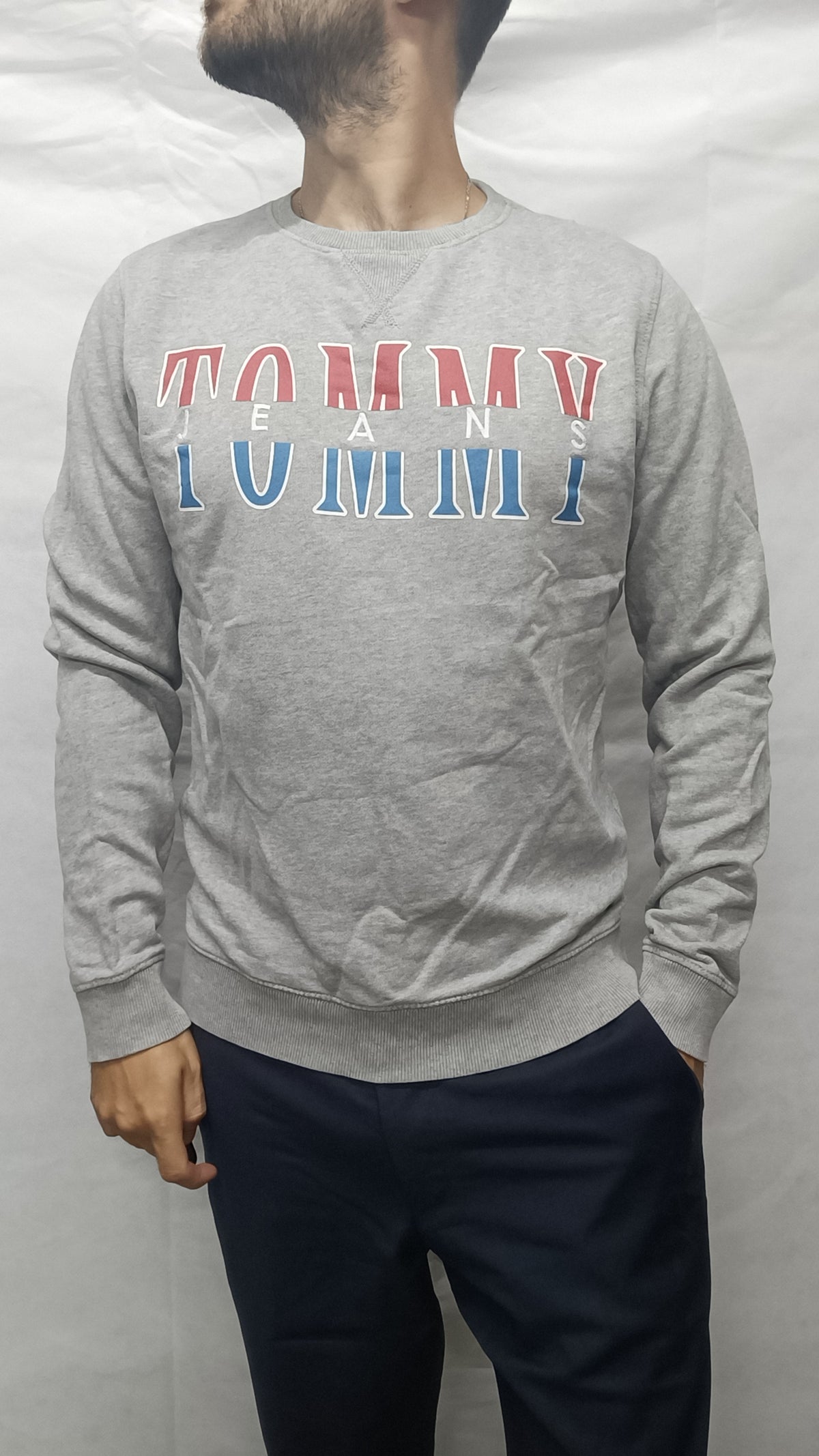 Sweat Tommy Hilfiger Gris - Taille S