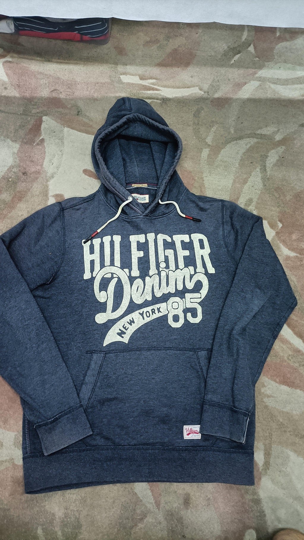 Sweat à capuche Tommy Hilfiger Denim - Taille L - Vintage Fit