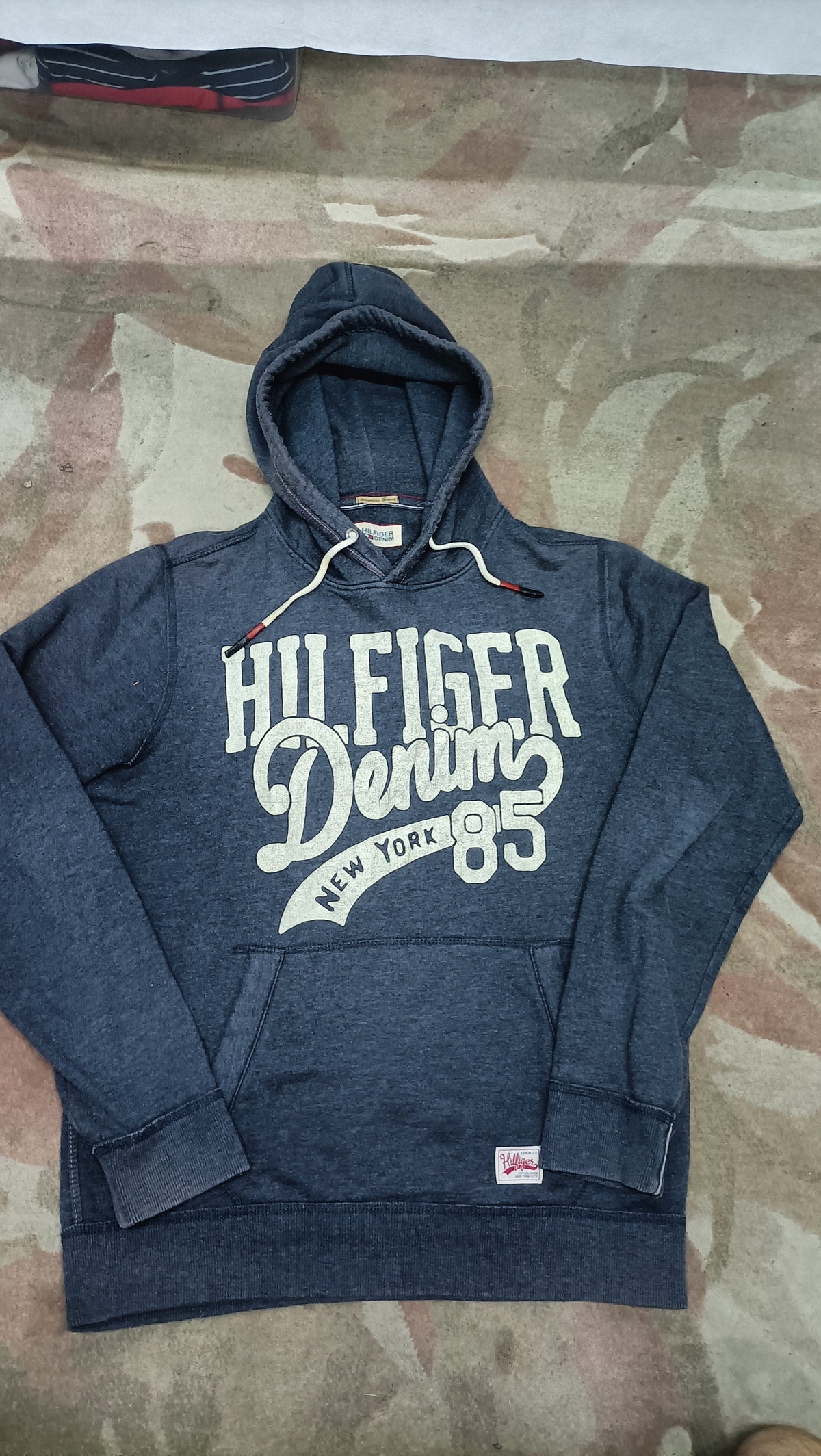 Sweat à capuche Tommy Hilfiger Denim - Taille L - Vintage Fit