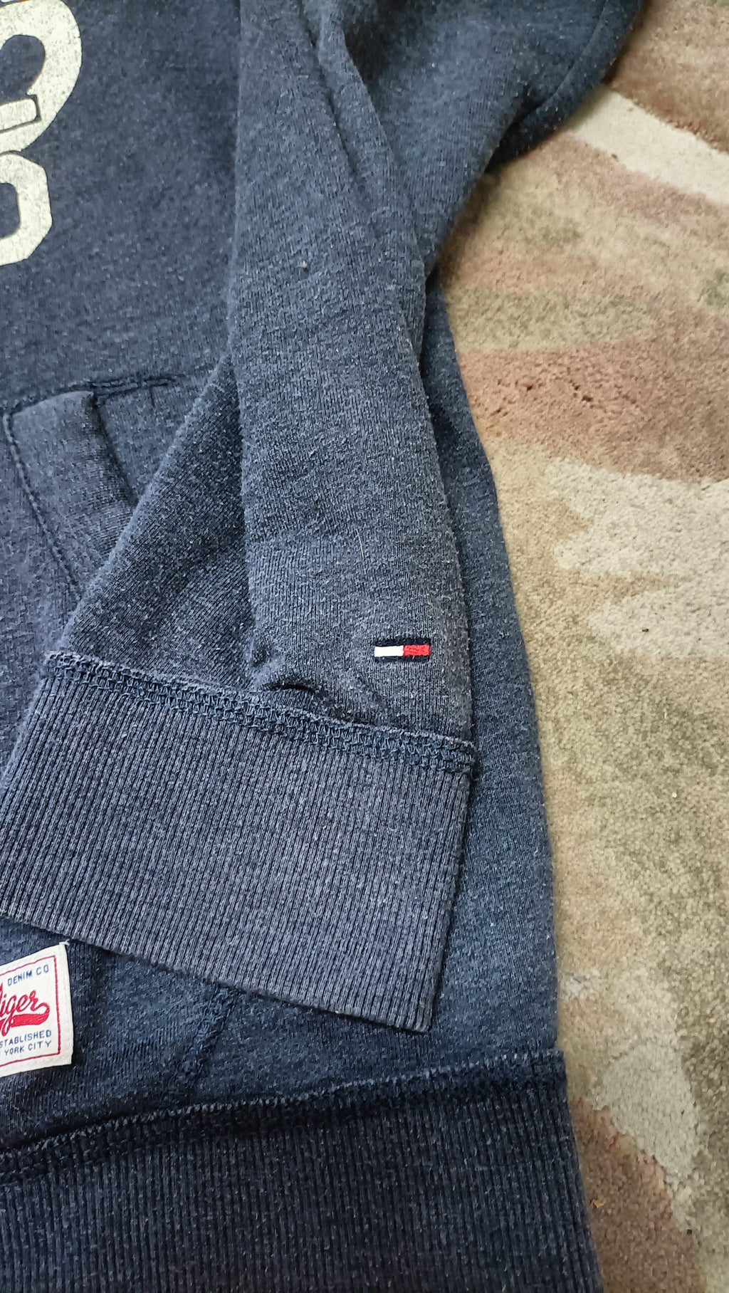 Sweat à capuche Tommy Hilfiger Denim - Taille L - Vintage Fit