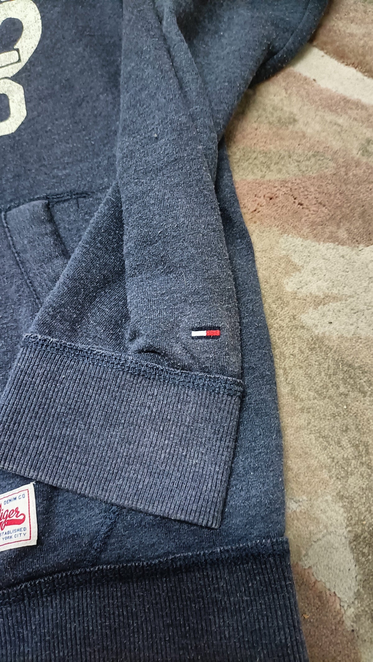 Sweat à capuche Tommy Hilfiger Denim - Taille L - Vintage Fit