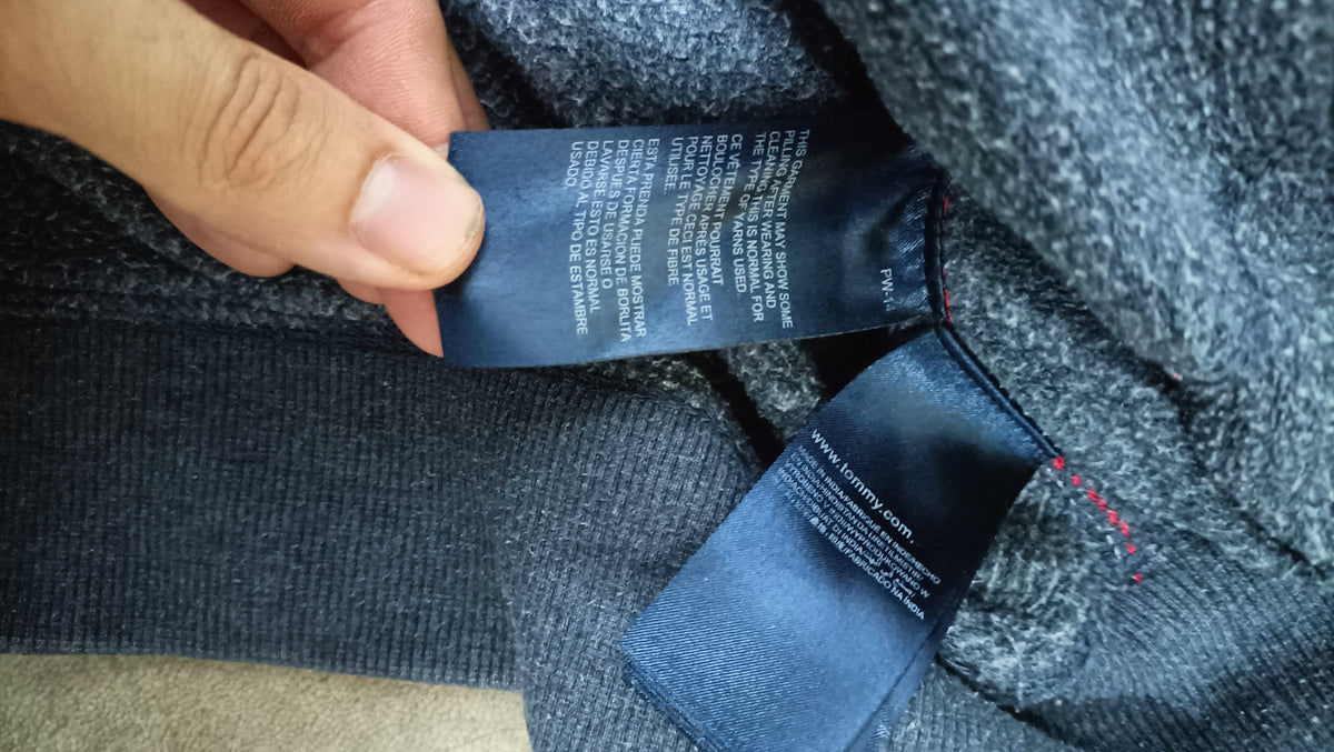 Sweat à capuche Tommy Hilfiger Denim - Taille L - Vintage Fit