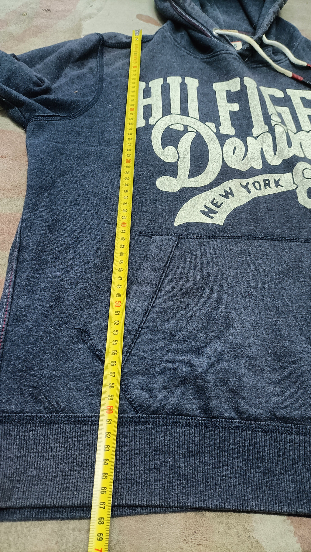 Sweat à capuche Tommy Hilfiger Denim - Taille L - Vintage Fit