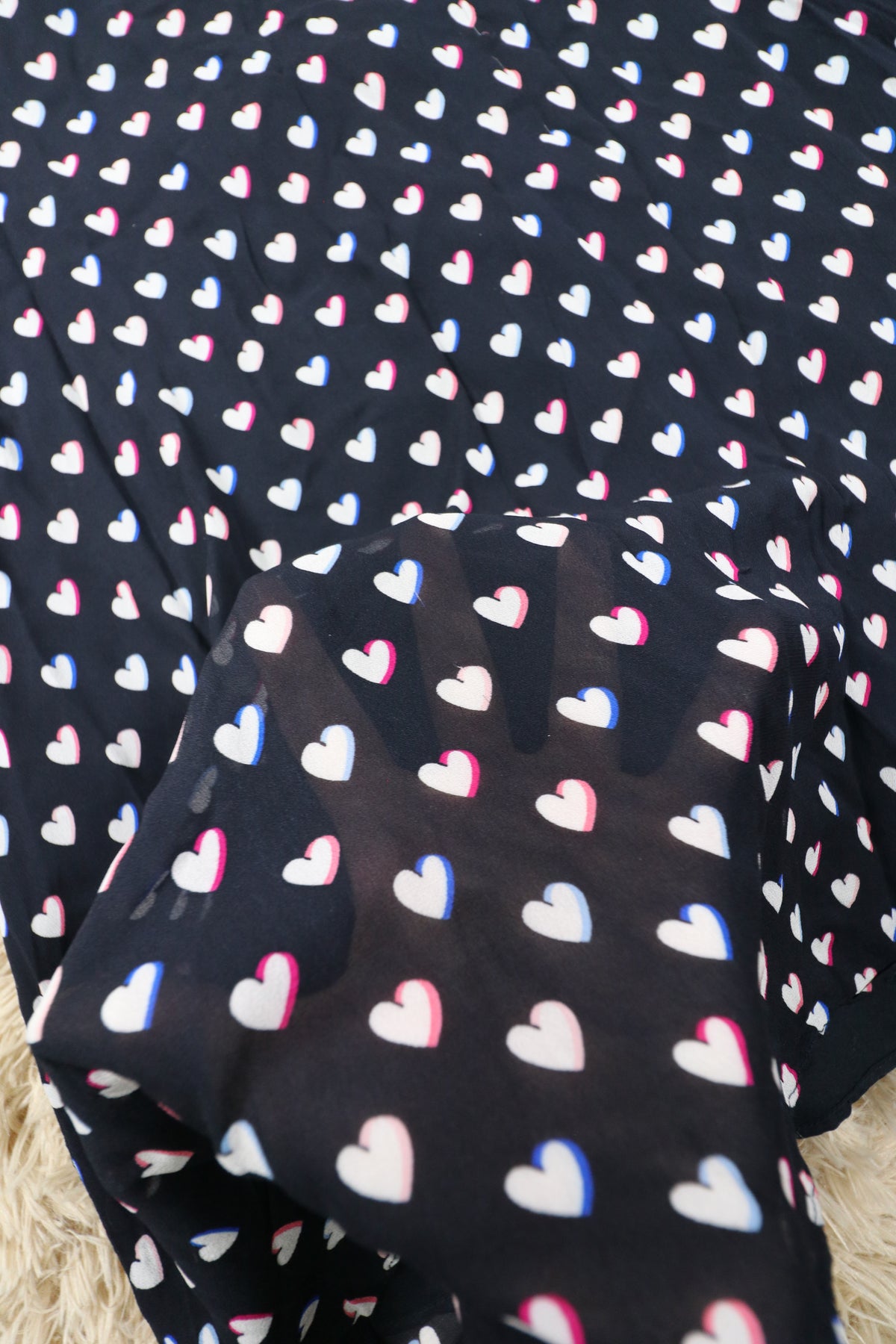 Robe Claudie Pierlot - Motif Coeur - Taille M